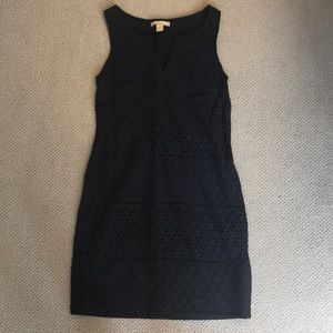 Cute navy cotton dress